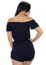 SCHYDZ19C952 Navy Romper de Mujer by Scarcha - Pompis Stores