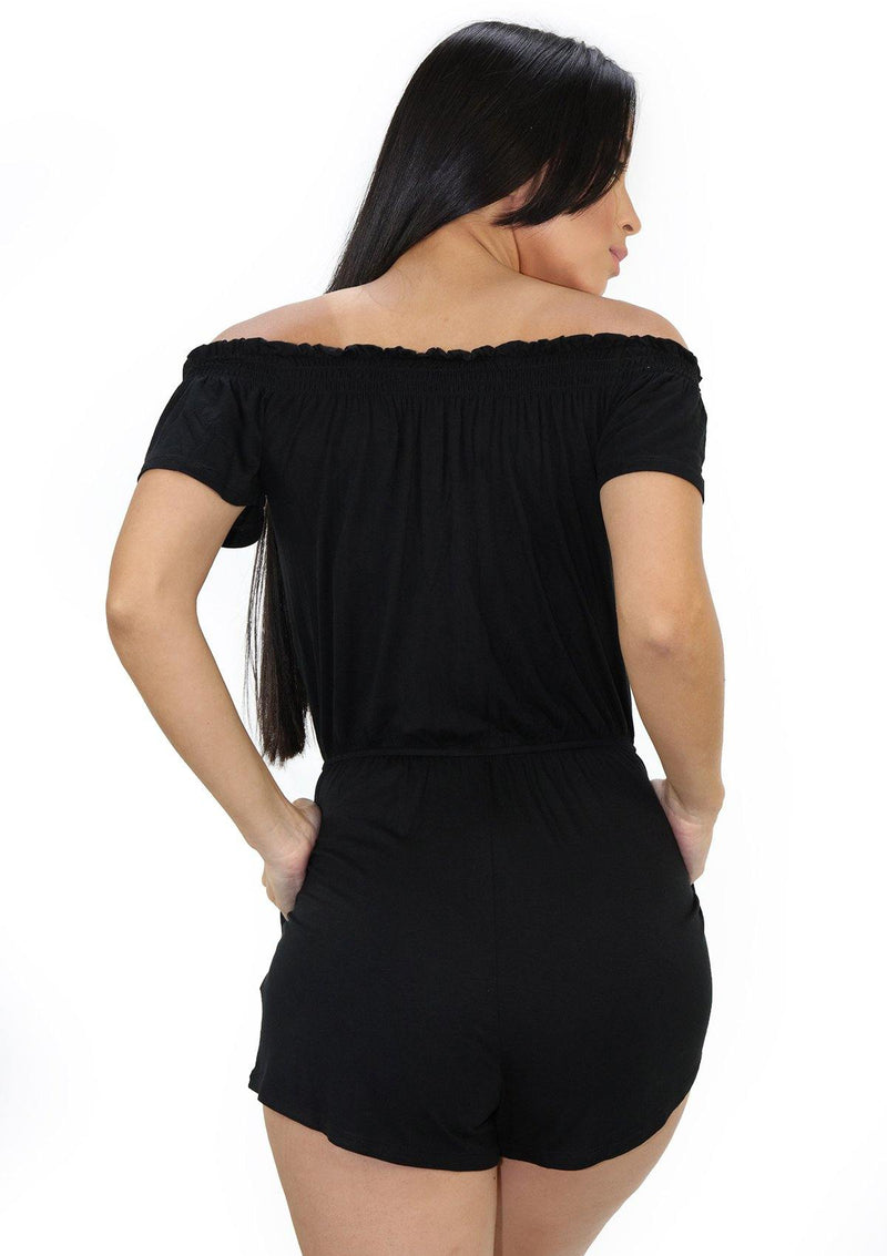 SCHYDZ19C952 Black Romper de Mujer by Scarcha - Pompis Stores