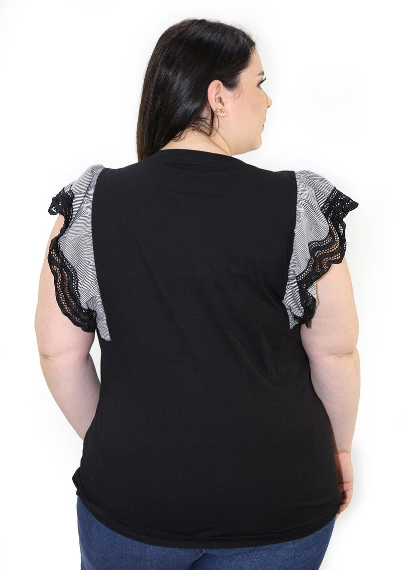 SCINXP168PL Black Blusa de Mujer by Scarcha - Pompis Stores