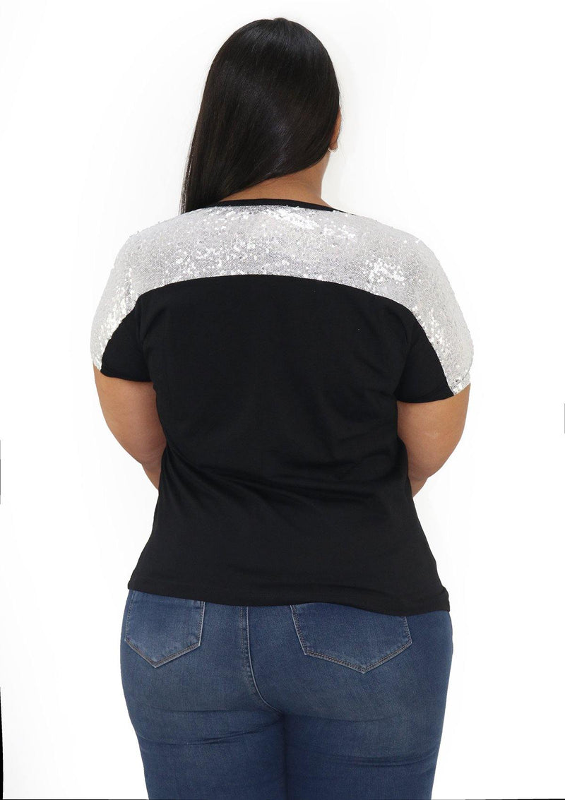 SCLD1185PL Blusa Plus de Mujer by Scarcha