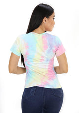 SCLD1256 VOGUE Tie Dye Blusa de Mujer by Scarcha - Pompis Stores
