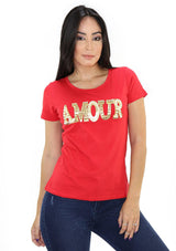 SCLD1751 Red AMOUR Blusa de Mujer by Scarcha - Pompis Stores