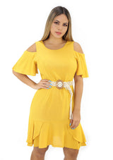 SCLU56002D Yellow Traje de Mujer by Scarcha - Pompis Stores