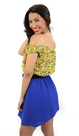 3678 Off-Shoulder Dress Trendy by Keila Hernández - Pompis Stores