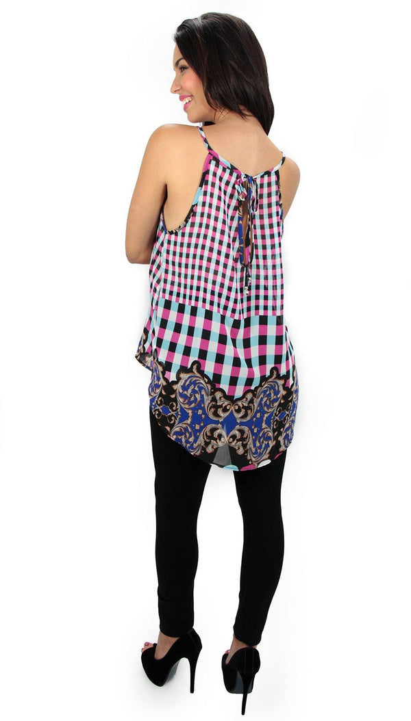 3708 Printed Top Trendy by Keila Hernández - Pompis Stores