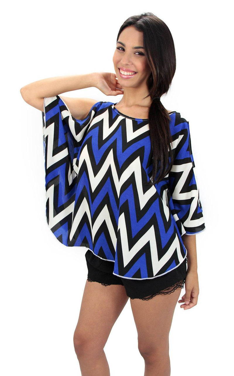 3712 ZigZag Blouse Trendy by Keila Hernández - Pompis Stores