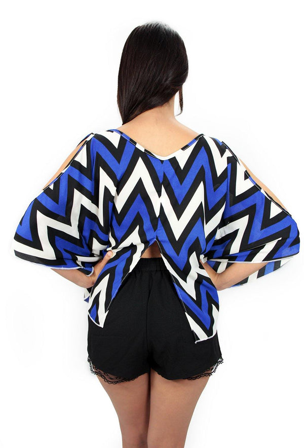 3712 ZigZag Blouse Trendy by Keila Hernández - Pompis Stores