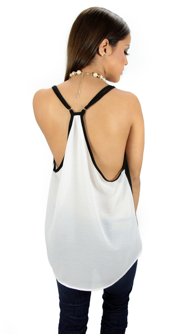 3715 Chiffon Tank Trendy by Keila Hernández - Pompis Stores