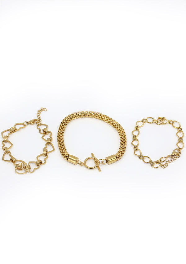 TGPULSERA23 Trío Pulseras de Mujer