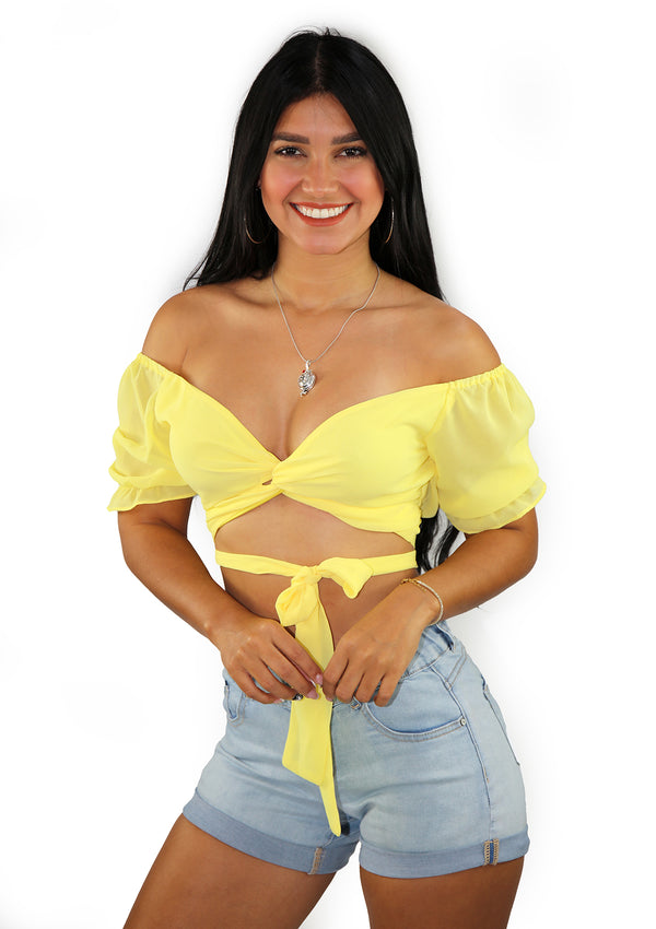 WN8404 Crop Top de Mujer