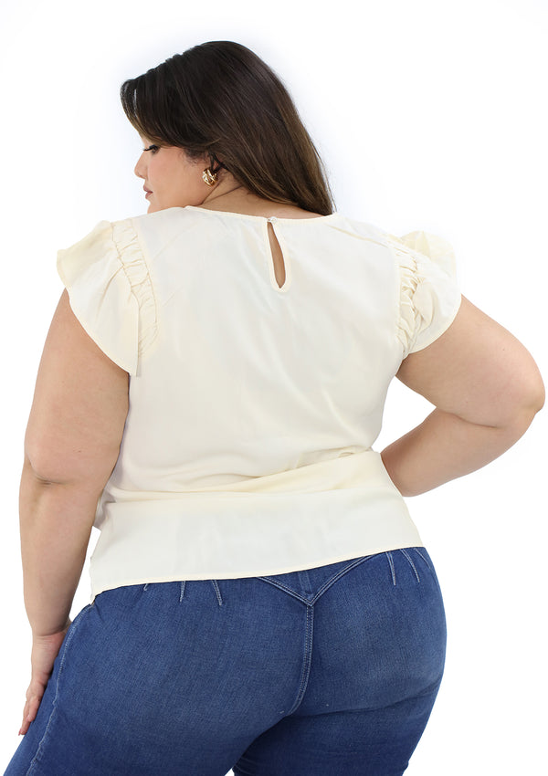 5215 Blusa de Mujer Plus Size