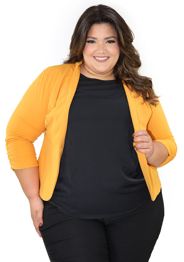 3715 Blazer de Mujer Plus Size