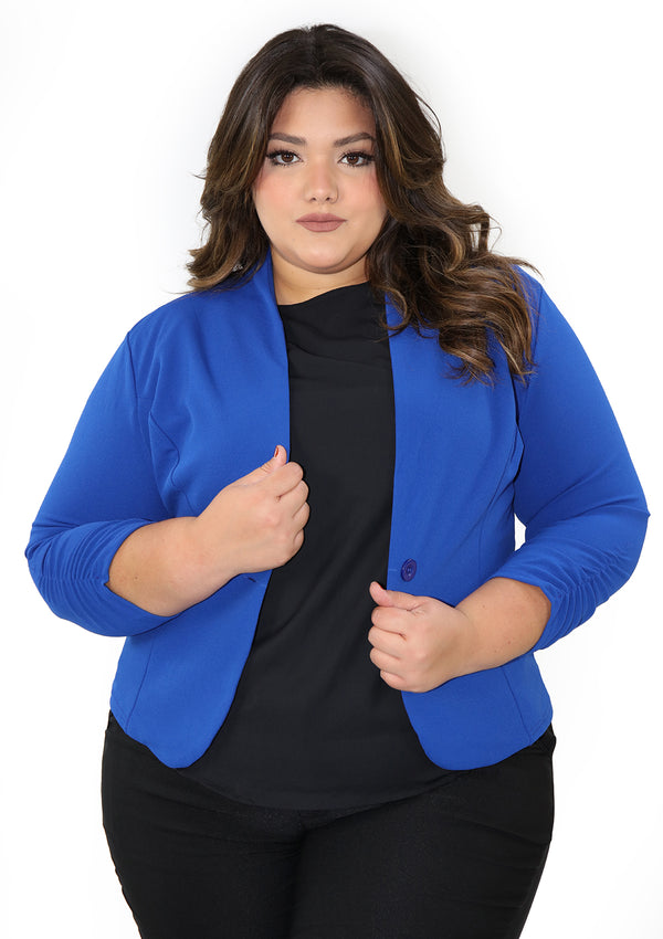 3715 Blazer de Mujer Plus Size