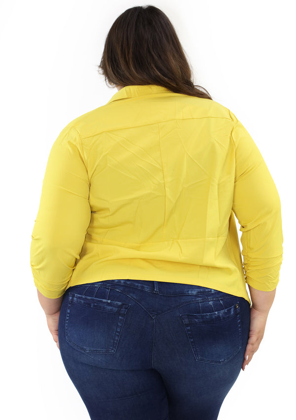 5200 Blazer de Mujer Plus Size