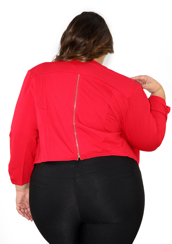 5328 Blazer de Mujer Plus Size