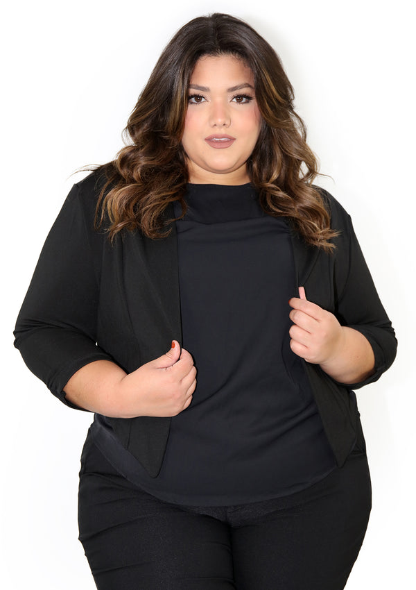 5328 Blazer de Mujer Plus Size