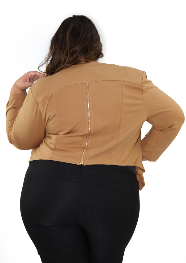 5328 Blazer de Mujer Plus Size