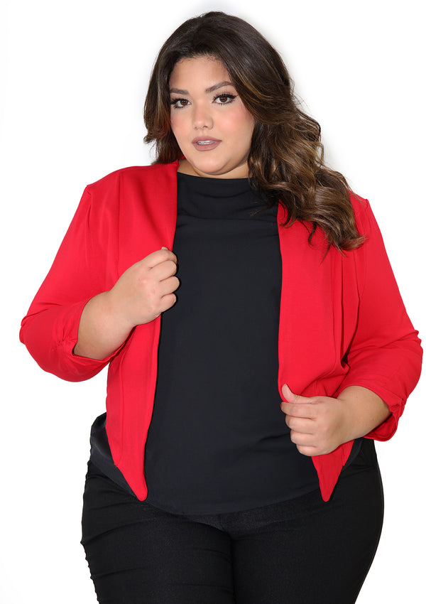 5328 Blazer de Mujer Plus Size