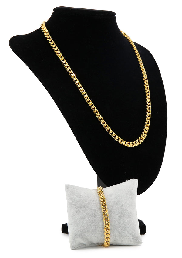 1147 Set Cadena y Pulsera de Hombre