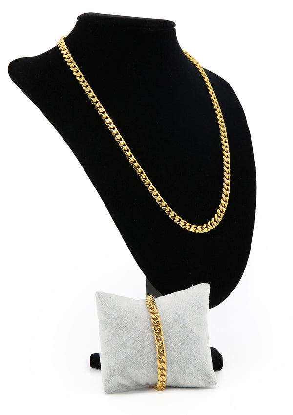 1148 Set Cadena y Pulsera de Hombre