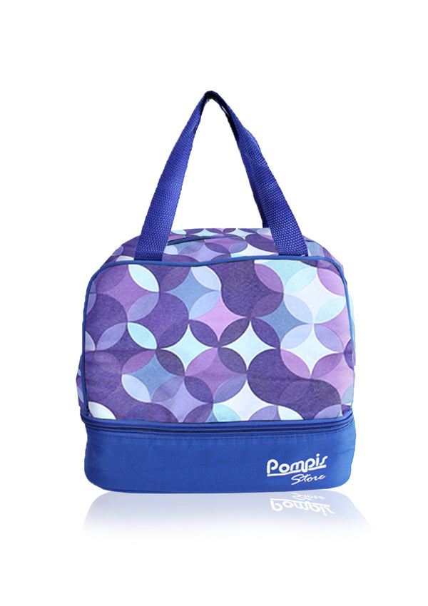 PS10492B Lonchera con diseño de líneas by Pompis Store