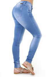 18590 Maripily Women's Distressed Skinny Jean