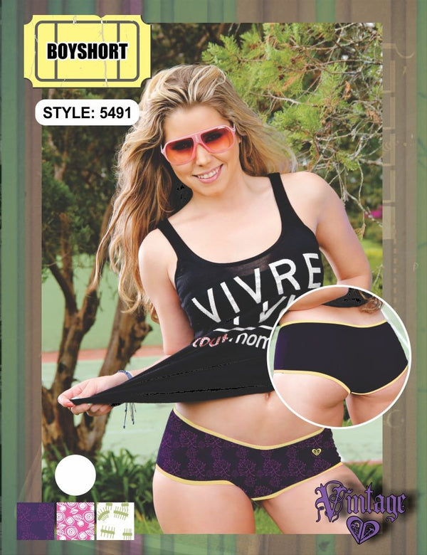 5491 3-Pack  Boyshort