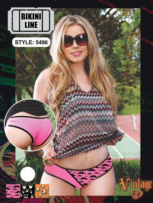 5496 3-Pack  Bikini Line Microfiber