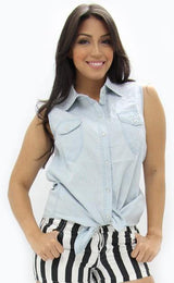 1019 Cami Blouse by Barbara Bermudo - Pompis Stores