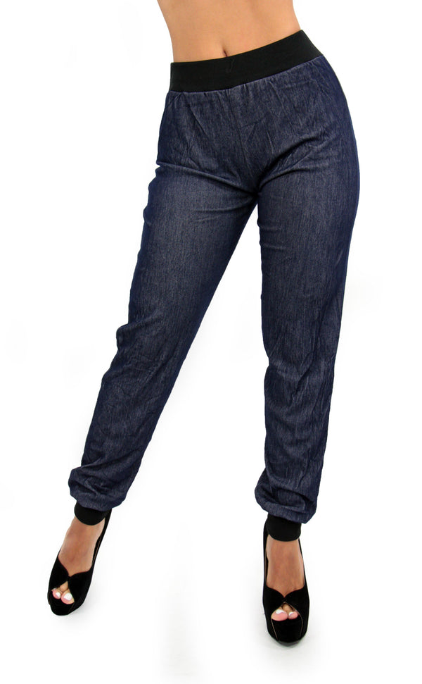 Denim Joggers Pants - Pompis Stores