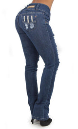 17278 Maripily Boot Cut Jean - Pompis Stores