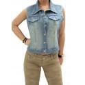 17072 Maripily Denim Vest - Pompis Stores