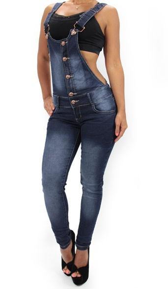 LIMITED TIME - 17329 Maripily Denim Overall - Pompis Stores