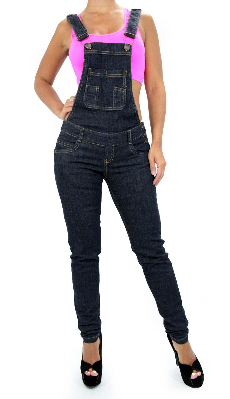 LAST ONE 17342 Maripily Denim Overall - Pompis Stores
